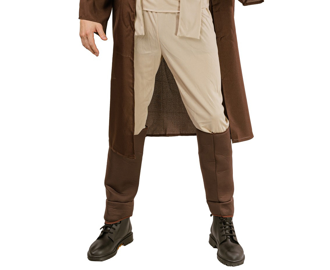 Role play-set for adult Warrior (top, hooded jumpsuit, belt, trousers), size 52